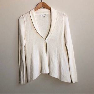 Banana Republic Waterfall Cream Ivory Cardigan